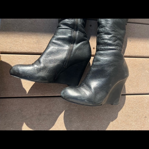DKNY Jeanette Over the Knee Wedge Boot - Picture 8 of 11